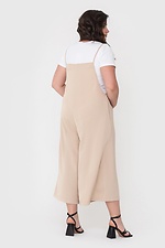 TRUSH women's beige jumpsuit with trousers and thin straps Garne 3040393 photo №3