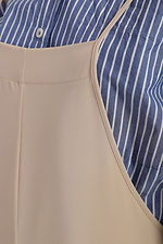Жіночий комбінезон TRUSH бежевого кольору з брюками та тонкими бретелями Garne 3040393 фото №8