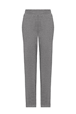 Полушерстяные брюки с отворотами серого цвета Garne 3041393 фото №10