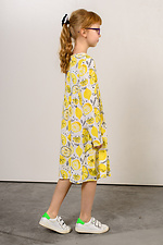 Einfaches Sommerkleid für Mädchen mit langen Ärmeln Garne 3035394 Foto №5