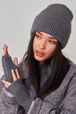 Women's hat gray Garne 4496394 photo №1