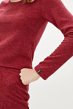 Red CUTIE cropped sweater Garne 3037395 photo №4