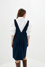 Blaues Jeanskleid fürs Büro mit offenem Rücken Garne 3039397 Foto №4