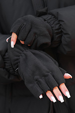 Fingerlose Damen-Winterhandschuhe mit Fleece-Fix Without 8049397 Foto №2
