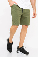 Men's shorts in large sizes Big Khaki Teamv 8034399 photo №4