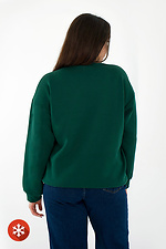Warm sweatshirt WENDI on fleece with print Garne 9001399 photo №3