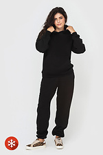 Warm pants with elastic band in black Garne 3041400 photo №2