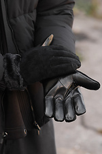 Men's Winter Suede Gloves Shield Without 8049400 photo №2
