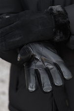 Women's Winter Suede Gloves Shield Without 8049401 photo №2