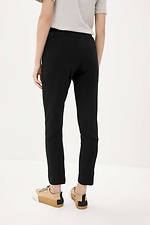 FIDAN black cotton trousers with slim fit Garne 3037402 photo №3