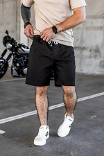 Чоловічі шорти повсякденні Casual Чорні Teamv 8034402 фото №2