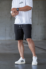 Men's casual shorts Casual Black Teamv 8034402 photo №6