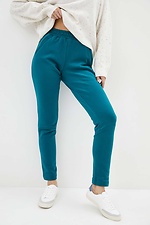 FIDAN cotton trousers in sporty slim fit Garne 3037406 photo №1