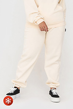 Insulated pants with milky elastic band Garne 3041406 photo №4