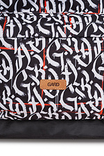 Городской молодежный рюкзак черного цвета с рисунком GARD 8011406 фото №6