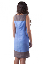 Sleeveless embroidered linen dress for women Cornett-VOL 2012407 photo №2