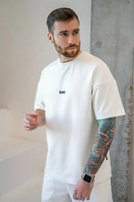 Herren Sommeranzug mit T-Shirt Oversize 32 Weiß Teamv 8034409 Foto №4