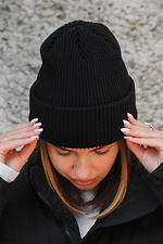 Women's extended beanie hat docker Dominic Without 8049409 photo №4
