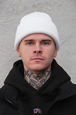 Чоловіча подовжена шапка біні докер Dominic Without 8049410 фото №2