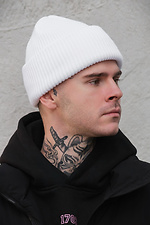 Чоловіча подовжена шапка біні докер Dominic Without 8049410 фото №4