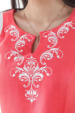 Женское льняное платье вышиванка без рукавов Cornett-VOL 2012411 фото №2