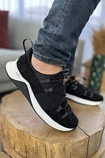 Black men's sneakers for every day  8018411 photo №1