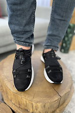 Черные мужские кроссовки на каждый день  8018411 фото №2