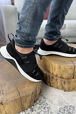 Black men's sneakers for every day  8018411 photo №4