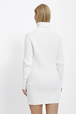 Short white knitted dress  4038412 photo №3