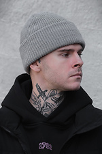 Men's extended beanie hat docker Dominic Without 8049412 photo №4