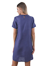 Женское льняное платье вышиванка с коротким рукавом Cornett-VOL 2012413 фото №4