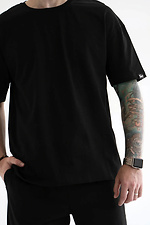 Men's Summer Suit Shorts with T-Shirt Cut Black Teamv 8034415 photo №5