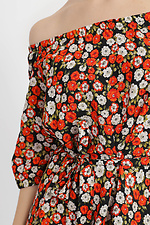 Літня сукня OHRA з відкритими плечима та пишними рукавами Garne 3040416 фото №4