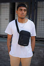 Men's Messenger Bag Shoulder Pouch with McLaren Print Black Without 8055416 photo №2