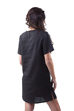 Women's linen embroidered dress with short sleeves Cornett-VOL 2012417 photo №3