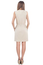 Женское льняное платье вышиванка без рукавов Cornett-VOL 2012418 фото №2