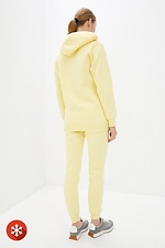 Warm tracksuit RIDE-1 with fleece in yellow Garne 3037420 photo №4