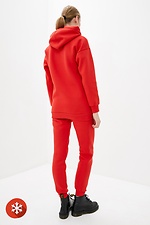 Warm tracksuit RIDE-1 with fleece in red Garne 3037423 photo №3