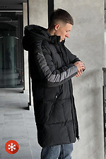 Schwarze Winterparkajacke für Herren Reload 8031423 Foto №3