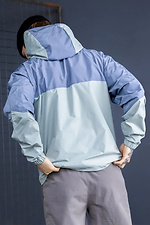 Men's windbreaker in light blue color Reload 8031424 photo №3