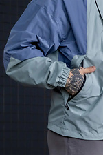 Men's windbreaker in light blue color Reload 8031424 photo №9