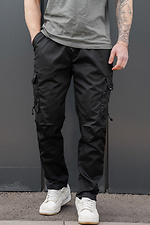 Herren-Strick-Cargohose ohne Delta Fenix, Schwarz Without 8056424 Foto №2
