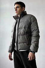 Men's demi-season jacket in gray Reload 8031425 photo №2