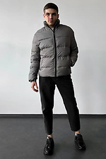 Men's demi-season jacket in gray Reload 8031425 photo №5