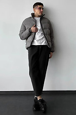 Men's demi-season jacket in gray Reload 8031425 photo №6