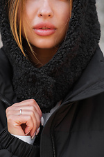 Women's warm hat bonnet on fleece Bonnet Without 8049425 photo №5