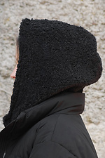 Жіноча тепла шапка капор на флісі Bonnet Without 8049425 фото №7