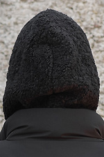 Жіноча тепла шапка капор на флісі Bonnet Without 8049425 фото №8