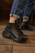 Sports chunky black platform boots  4205426 photo №4