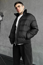 Men's demi-season jacket black Reload 8031426 photo №2